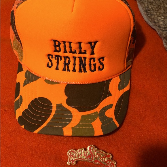 BILLY STRINGS OTTO TRUCKER HAT X PIN🪕💨 - Picture 1 of 10
